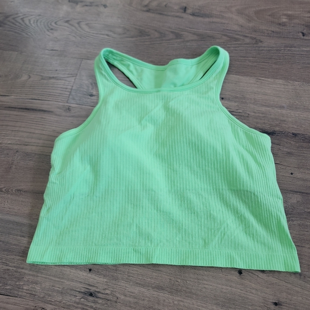 lululemon athletica Green Crop Top